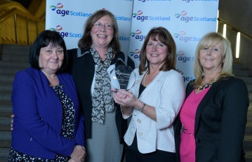 NHS Lanarkshire won our newest award - the Older Person's Employer of the Year